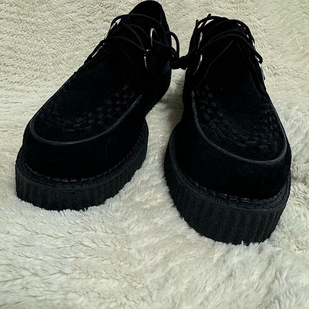 TUK London Suede Platform Creeper Shoe MENS SIZE 9 underground NEW EU 42
